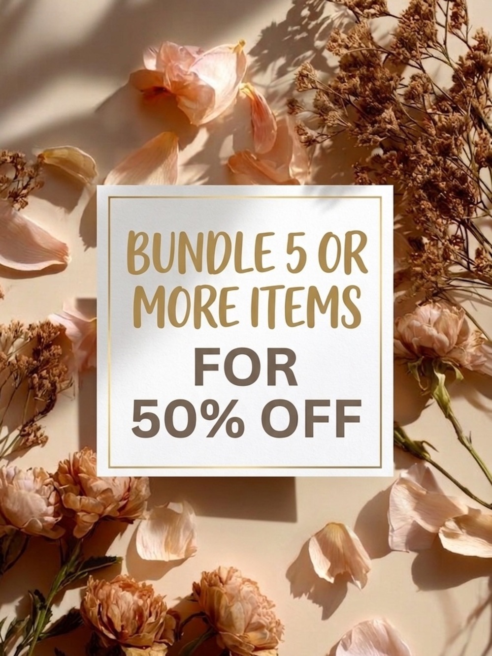 ✨bundle 5+ for 50% Off